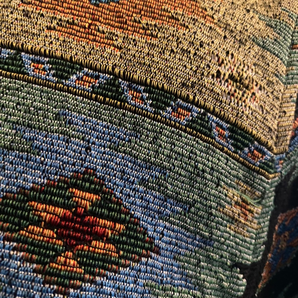 Jane Ashley Tapestry Jacket Southwestern Boho Western Women S Woven Multi Color - Picture 2 of 7